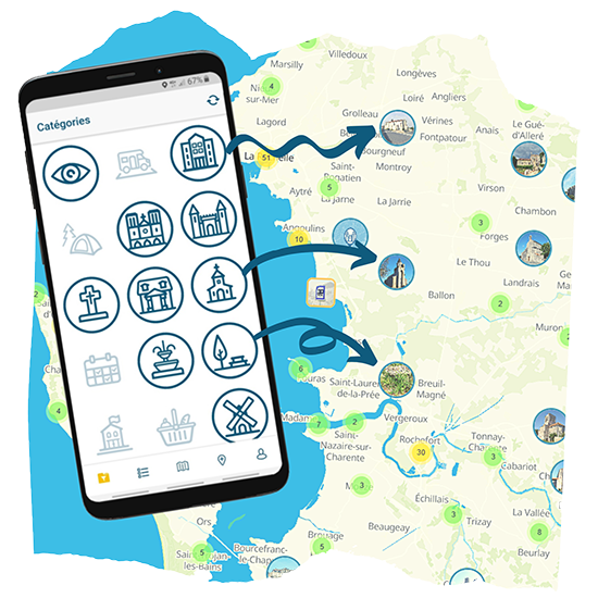 2_Smartphones_inclines Zenviron application simplifiée